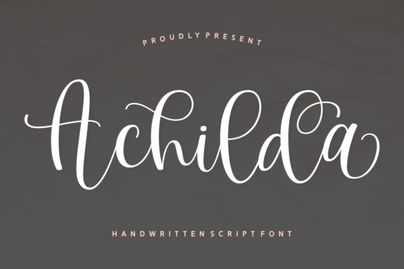 Achilda: The Elegant Script Font for Small Business Branding