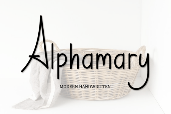 Alphamary: A Classic Handwritten Script for Crafts