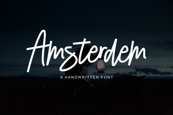 Amsterdem: A Refined Script Font for Makers