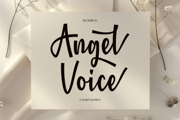 Angel Voice: The Elegant Script Font for Your Brand