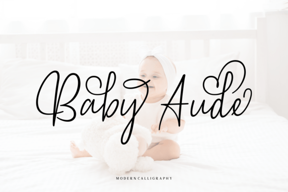 Baby Aude: A Playful Calligraphy Font for Editorial Design