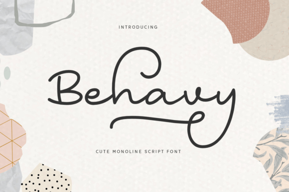 Behavy: A Charming Script Font for Your Brand