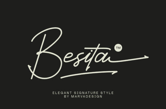 Besita: The Elegant Signature Script Font for Editors