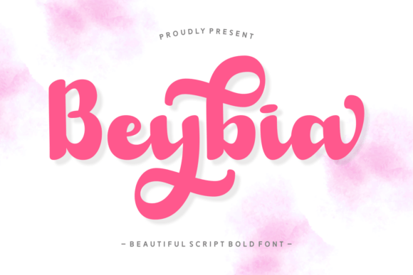 Beybia: A Bold Script Font for Makers