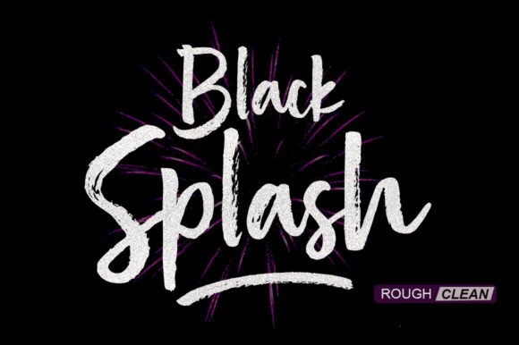 Black Splash Font: A Bold Script for Modern Design