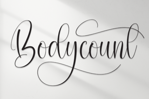 Bodycount: An Elegant Script Font for Editorial Design