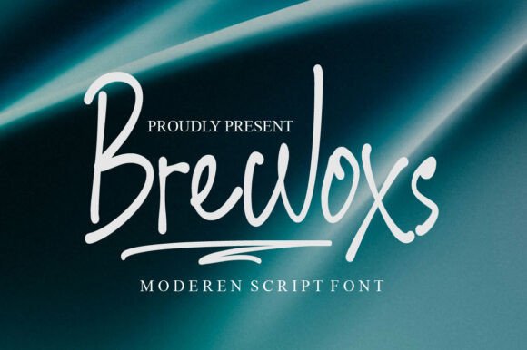 Brewoxs: A Playful Script Font for Your Brand