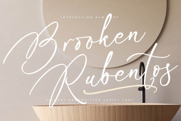 Brooken Rubentos: The Script Handwritten Font for Brands