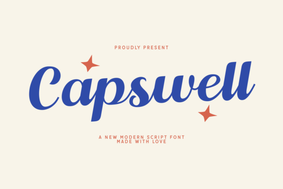 Capswell: The Bold Script Font for Modern Marketing