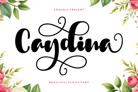 Caydina: A Bold Script Font for Campaigns