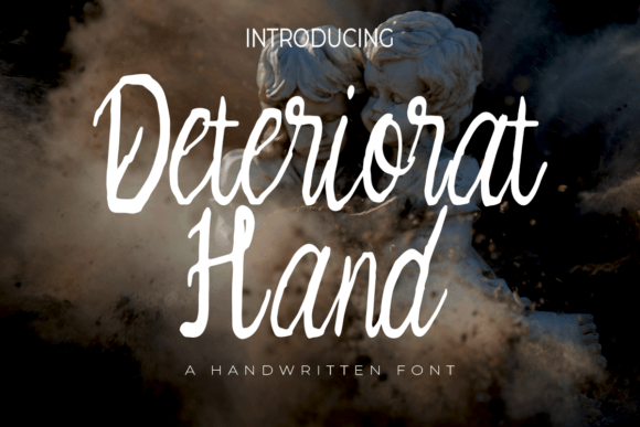 Deteriorat Hand: The Authentic Script Font for Your Brand