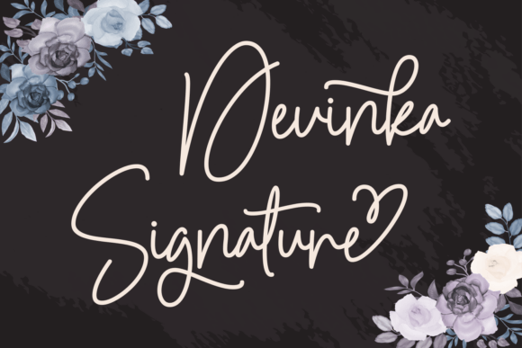 Devinka Signature: A Script Font for Elegant Editorial Design