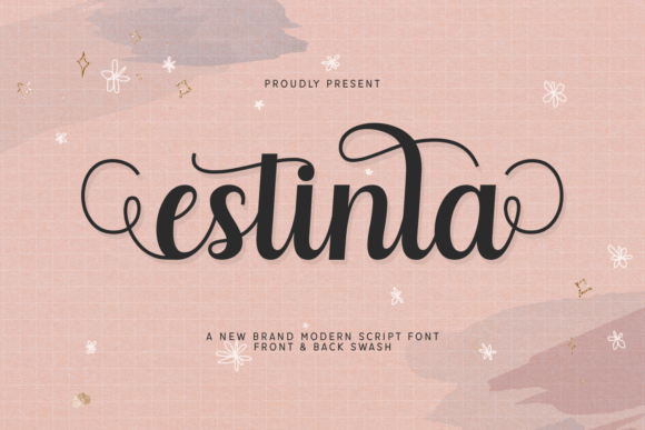 Estinla: A Stylish Script Font for Makers