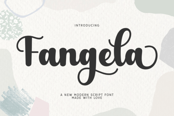 Fangela: A Bold Script Font for Modern Web Design