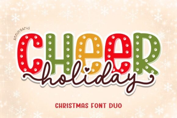 Holiday Cheer: A Playful Script Font for Campaigns