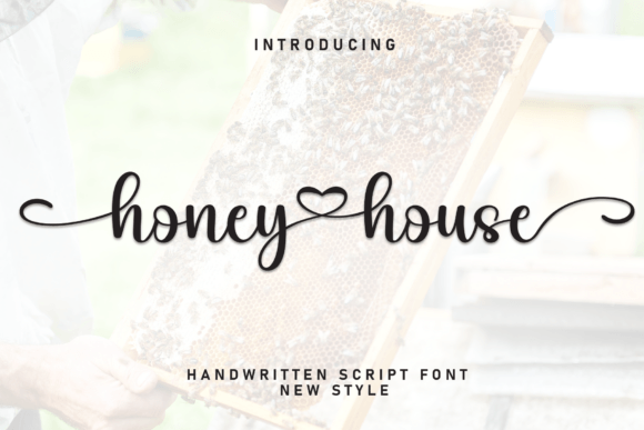 Honey House: A Stylish Handwritten Script Font for Elegant Branding