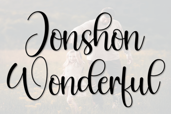 Jonshon Wonderful: A Handwritten Script for Brand Identity
