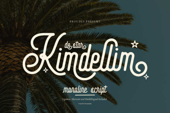 Kimdelim: A Stylish Monoline Script Font for Editors