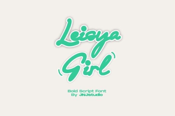 Leisya Girl: A Bold Script Font for Makers