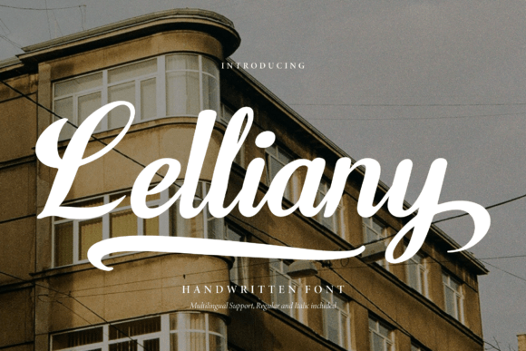Lelliany: A Premium Script Handwritten Font for Campaigns