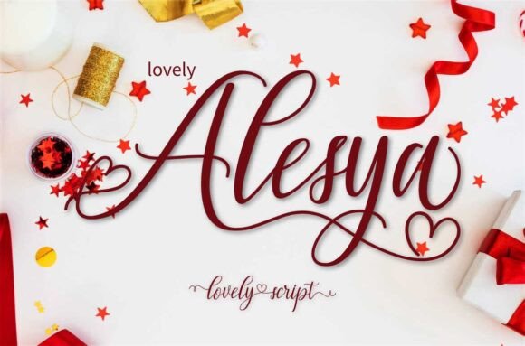 Lovely Alesya: The Script Font for Modern Brands