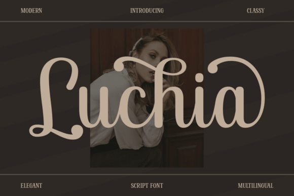 Luchia: A Bold Script Font for Branding