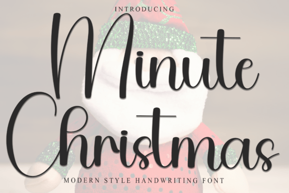 Minute Christmas: A Festive Script Font for Small Business Branding