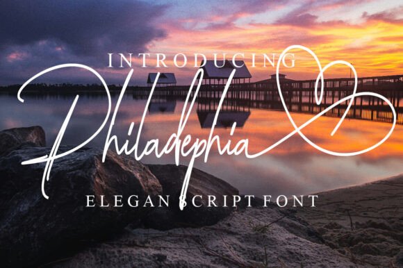 Philadephia: A Contemporary Script Font for Makers