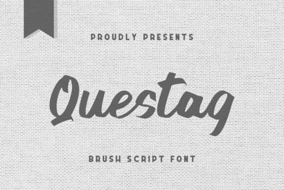 Questag: A Premium Brush Script Font for Web Design