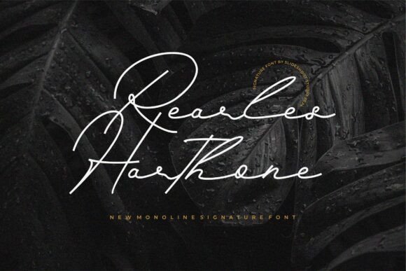 Rearles Harthone: A Premium Script Handwritten Font Review