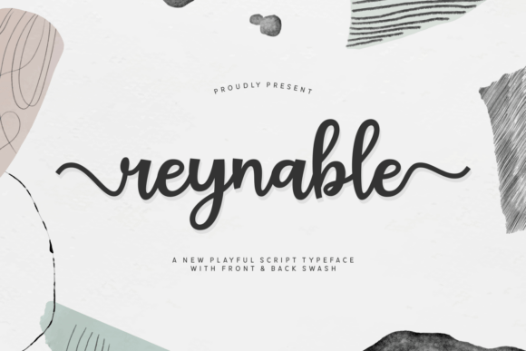Reynable: A Stylish Script Font for Editorial Design