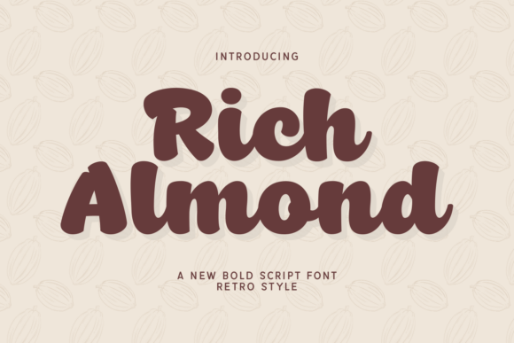 Rich Almond: A Bold Retro Script Font Review
