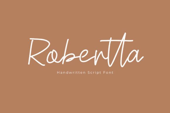 Robertta: A Monoline Script Font for Editorial Design