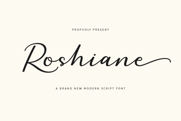 Roshiane: The Elegant Script Font for Your Brand