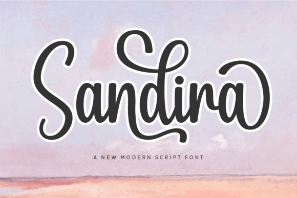 Sandira: A Bold Script Font for Modern Branding