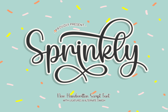Sprinkly: A Playful Script Font for Branding