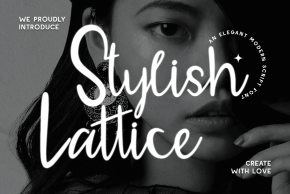 Stylish Lattice: A Modern Script Font for Web Design
