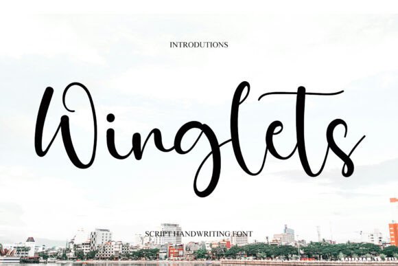 Winglets: A Stylish Script Font for Editorial Design