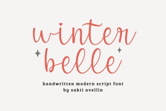 Winter Belle Font: A Modern Script for Elegant Design